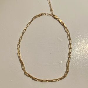 Gold chain necklace